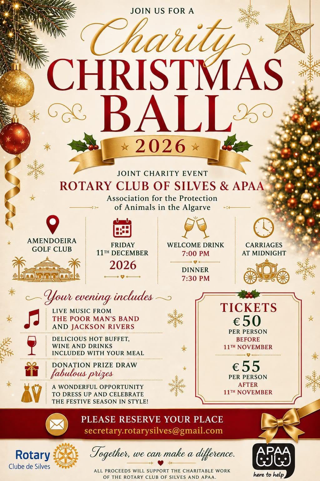 Poster for Charity Christmas Ball 2026